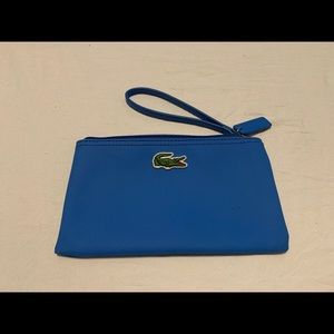 Lacoste Blue Zipper Pouch